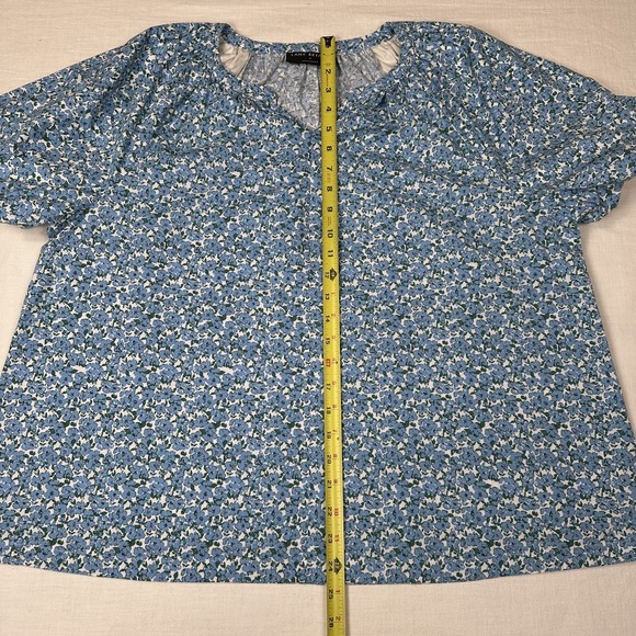 Womens Floral Puff Sleeve Top 16 Cottagecore Coquette Peasant Spring Boho Career - Picture 13 of 14